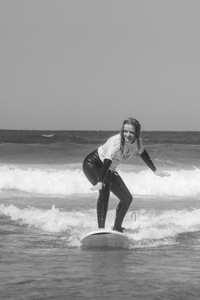 surfen teamuitje op de wadden